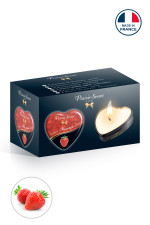5 BOUGIES DE MASSAGE FRAISE