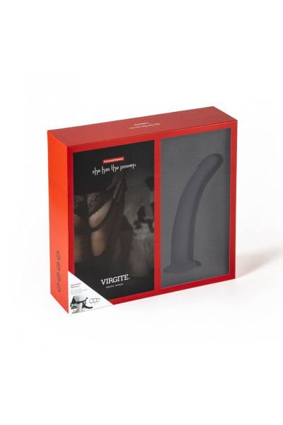 VIRGITE HARNESS DILDO NOIR L