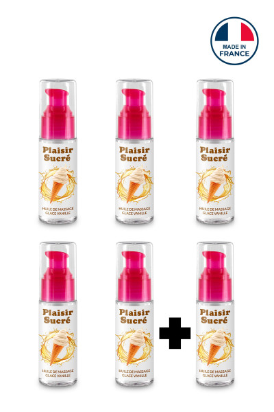 Lot de 5+1 huile de massage...