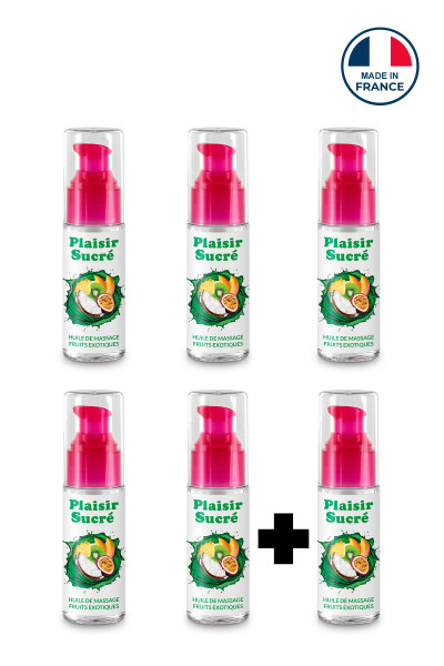 Lot 5+1 huile massage...