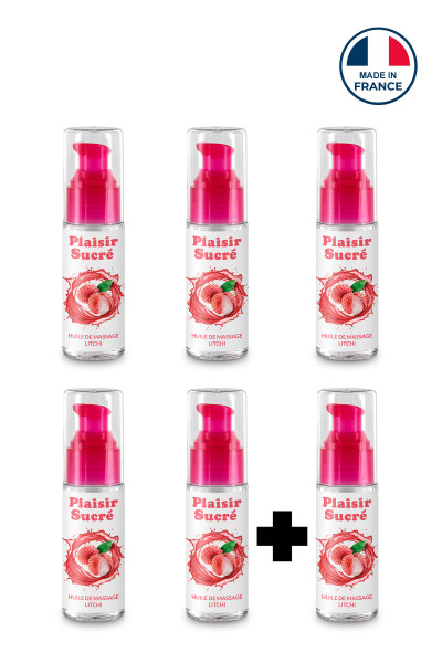 Lot de 5+1 huile de massage...