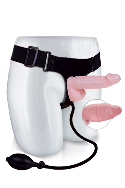 STRAP ON DILDO WITH PUMP