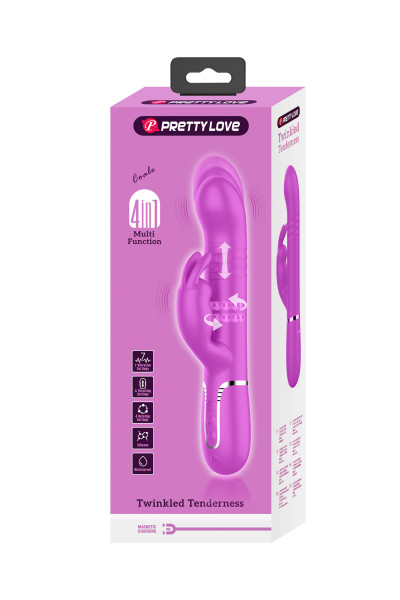 Vibromasseur Rabbit 4-en-1...