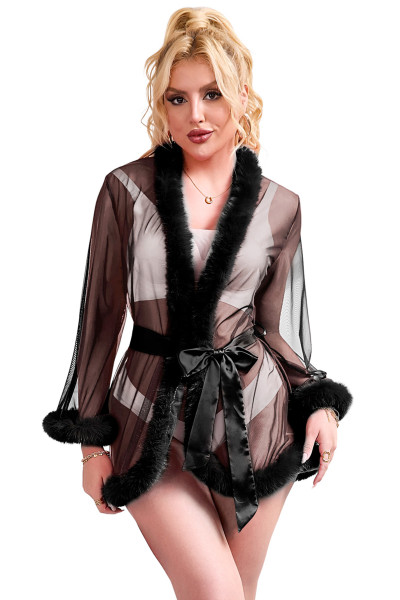 Déshabillé transparent...