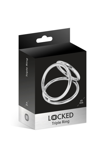 LOCKED TRIPLE RING 45/32/37 MM