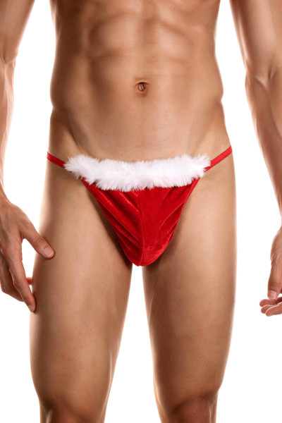String Père Noël en velours...