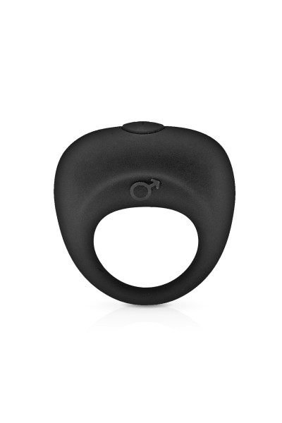 VIBRATING COCKRING BLACK GLAMY