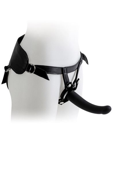 VIRGITE HARNESS DILDO NOIR L