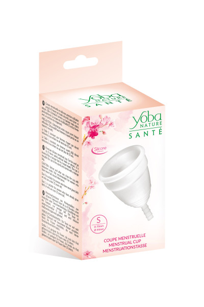 MENSTRUAL CUP  WHITE S