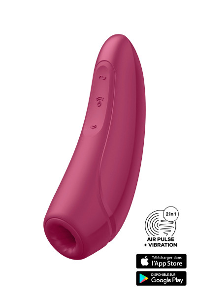 SATISFYER CURVY 1+ BORDEAUX