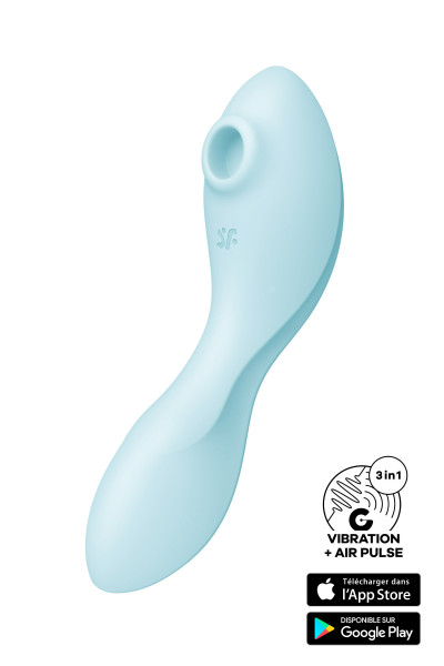 SATISFYER CURVY TRI 5+ BLEU
