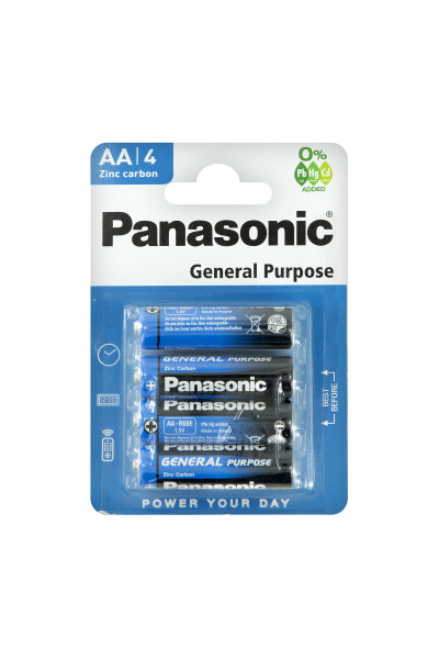 4 PILES PANASONIC LR06 AA