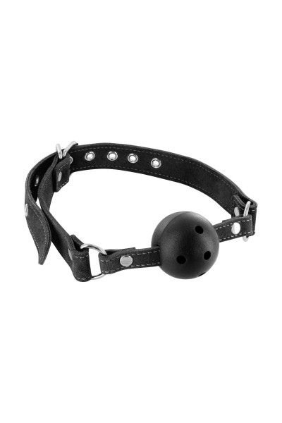 BAILLON BOULE CUIR BOVIN NOIR