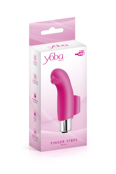 YOBA HEART FINGER VIBRATOR USB