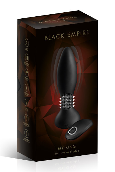 ANAL PLUG VIB MYKING NOIR