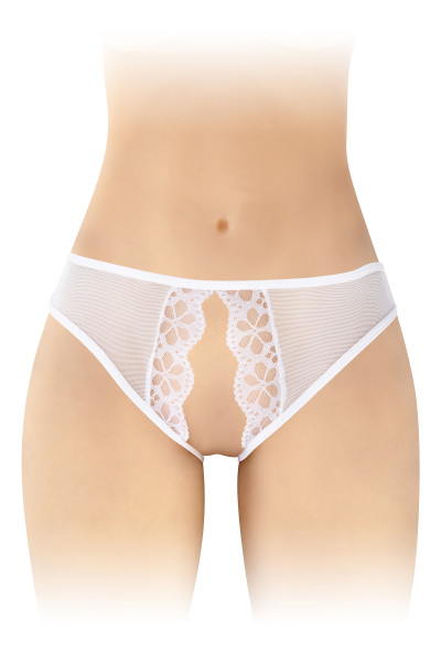 CULOTTE OUVERTE AMBRE BLAN T.U