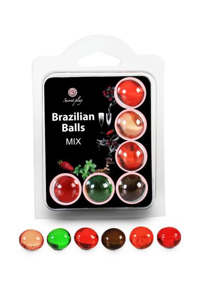 6 FRUITS BRAZILIAN BALLS SET