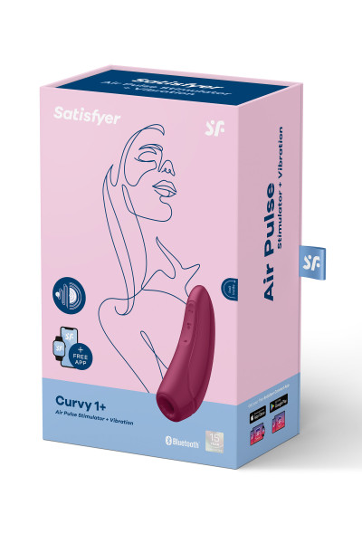 SATISFYER CURVY 1+ BORDEAUX