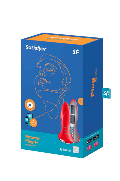 SATISFYER ROTATOR PLUG 1 RED