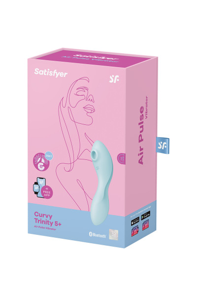SATISFYER CURVY TRI 5+ BLEU