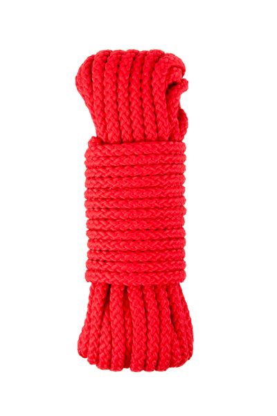 CORDE SM BONDAGE RIGIDE ROUGE 10