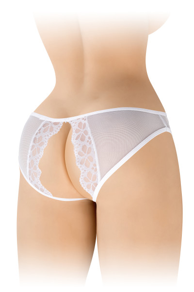 CULOTTE OUVERTE AMBRE BLAN T.U