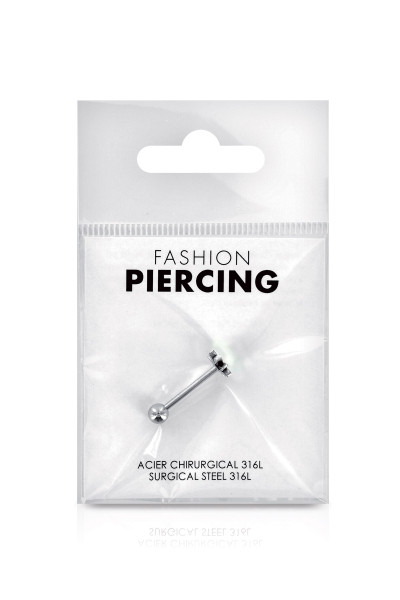 PIERCING TIGE DROITE FEUILLE